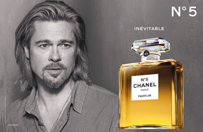Brad Pitt: The New Face of Chanel No. 5