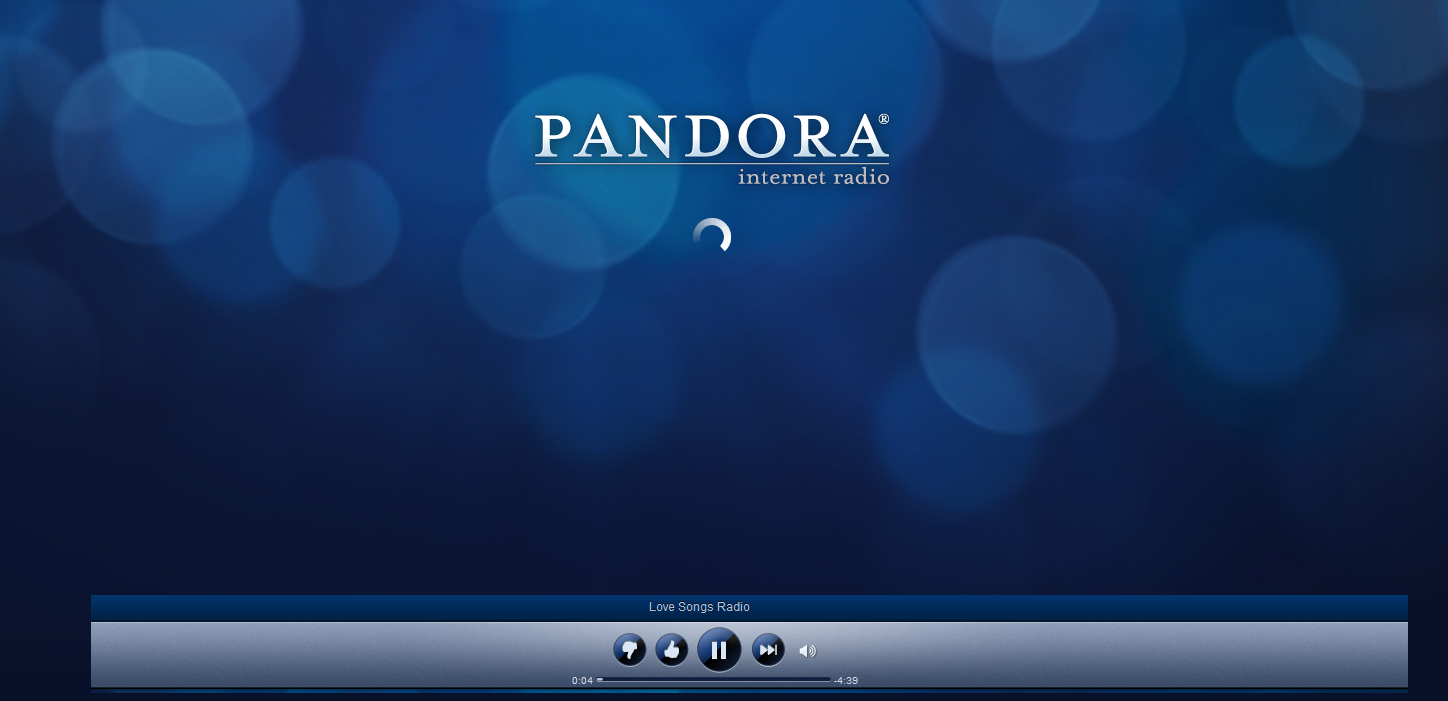 Pandora internet radio station