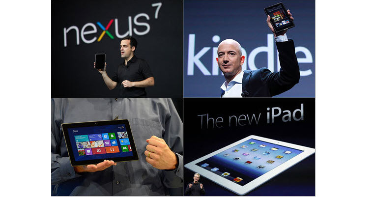 Google Nexus vs. other tablets