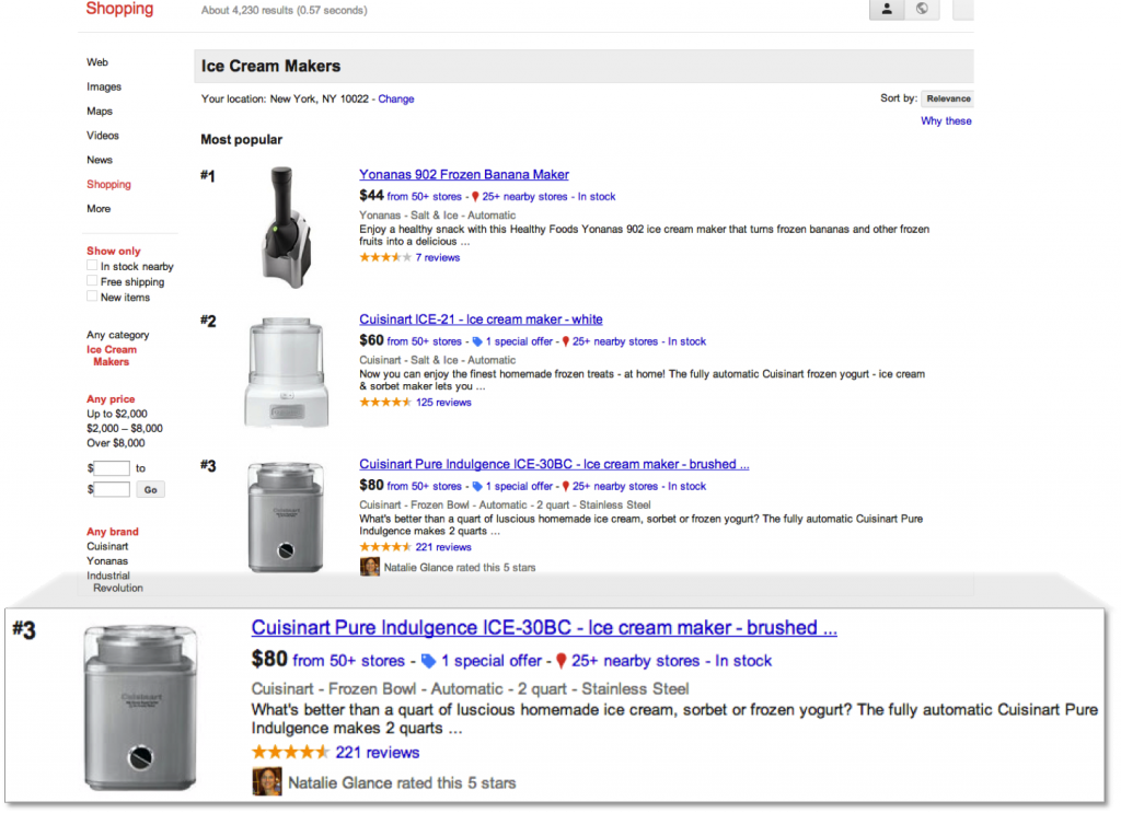 Google Shopping Reviews