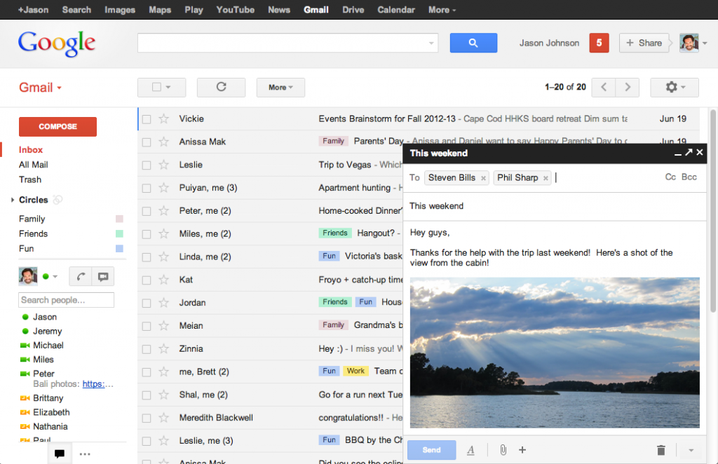 New Compose Email View