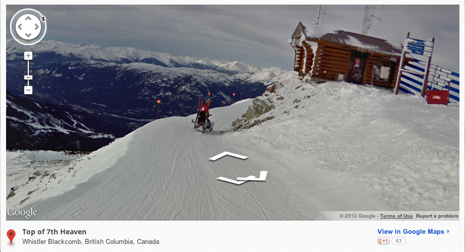 Google Street View Ski and Snow