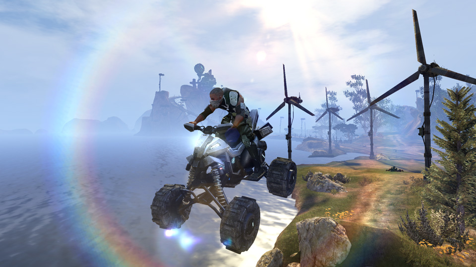 Defiance allows users to explore a huge game environment