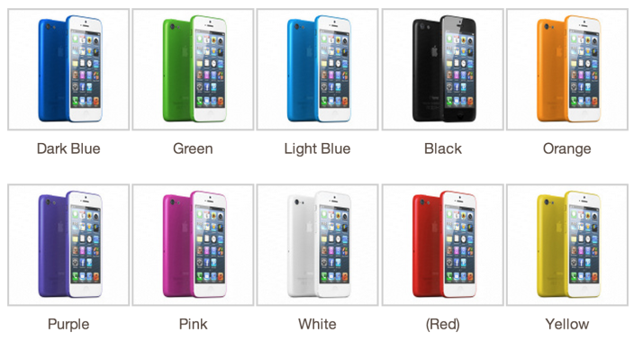 color iPhones