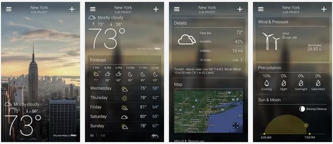 Yahoo Weather Android