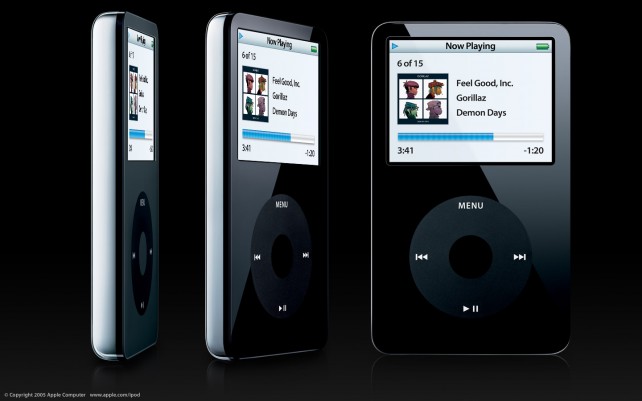 black iPod classic