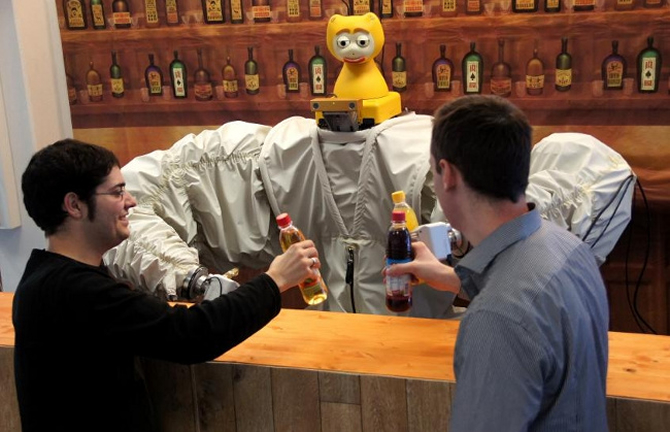 James The Robot Bartender Knows When You Want A Drink-