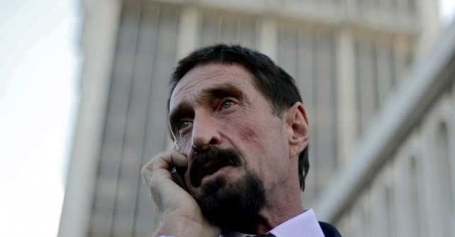 McAfee To Testify