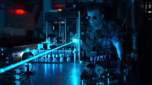 Military Laser Experiment