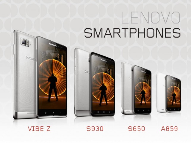 four new lenovo smartphones