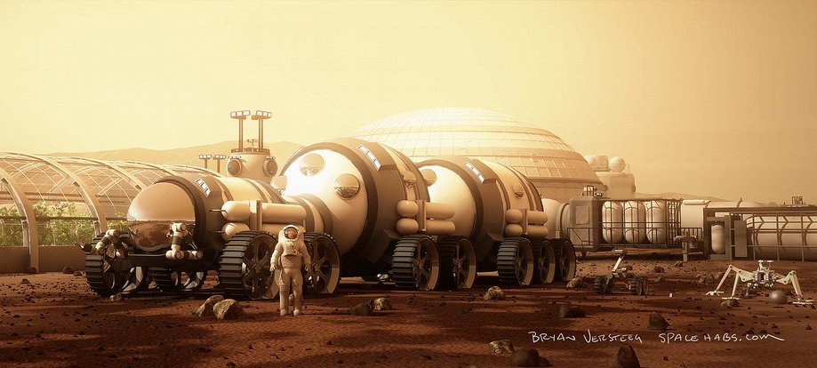 Settle on Mars in 2025